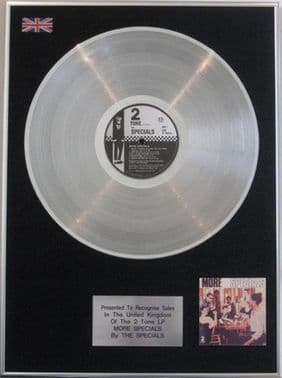 THE SPECIALS - Vinyl LP Platinum Disc - MORE SPECIALS ( 2 TONE )