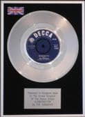 THE TORNADOS - 7" Platinum Disc - GLOBETROTTER