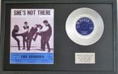 THE ZOMBIES - 7" Platinum Disc & Songsheet - SHE'S NOT THERE