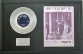 THEM - 7" Platinum Disc & Song Sheet - BABY PLEASE DON'T GO