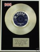 THEM (Van Morrison) - 7" Platinum Disc - HERE COMES THE NIGHT