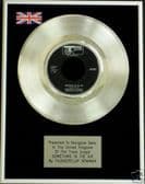 THUNDERCLAP NEWMAN 7"Platinum Disc SOMETHING IN THE AIR