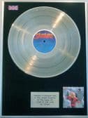 TOYAH - Vinyl LP Platinum Disc - LOVE IS THE LAW