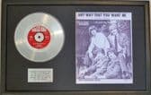 TROGGS -Platinum Disc &Song Sheet-ANY WAY THAT YOU-