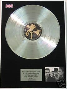 U2  - Platinum LP Disc - THE JOSHUA TREE