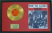 UNION GAP with Gary Puckett - 24 Carat Gold Disc 7" and Songsheet - YOUNG GIRL