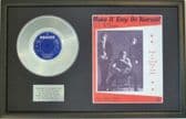 WALKER BROS - Platinum Disc & Song Sheet - MAKE IT EASY ON YOURSELF