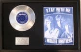 WALKER BROS-PlatinumDisc&SongSheet-STAY WITH ME