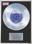 WAYNE FONTANA - 7" Platinum Disc - PAMELA PAMELA