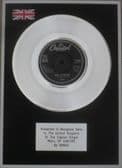 WINGS (Paul McCartney) - 7" Platinum Disc - MULL OF KINTYRE
