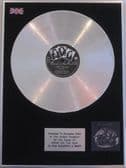 WINGS (PAUL McCARTNEY) - LP Platinum Disc - BAND ON THE RUN