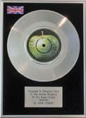 x JOHN LENNON - 7" Single Platinum Disc - IMAGINE