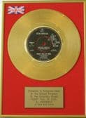 YARDBIRDS - 24 Carat Gold 7" Disc - HEART FULL OF SOUL