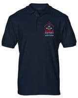 Agile Adaptable Capable Airpower Aircraft Embroidered Red Arrows Polo T-shirt