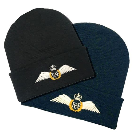 Brevet Wings Embroidered Beanie Hat