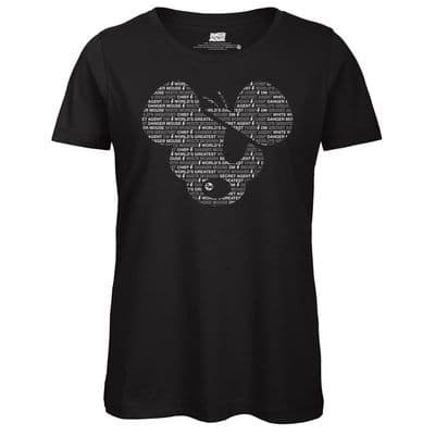 Danger Mouse® Word Up Typography Ladies T-Shirt