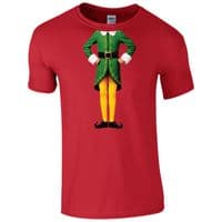 Elf Body T-Shirt - Cute Christmas Humour Funny Buddy Festive Gift Kids Mens Top