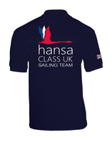 HANSA Unisex Navy Polo Shirt - PERSONALISED