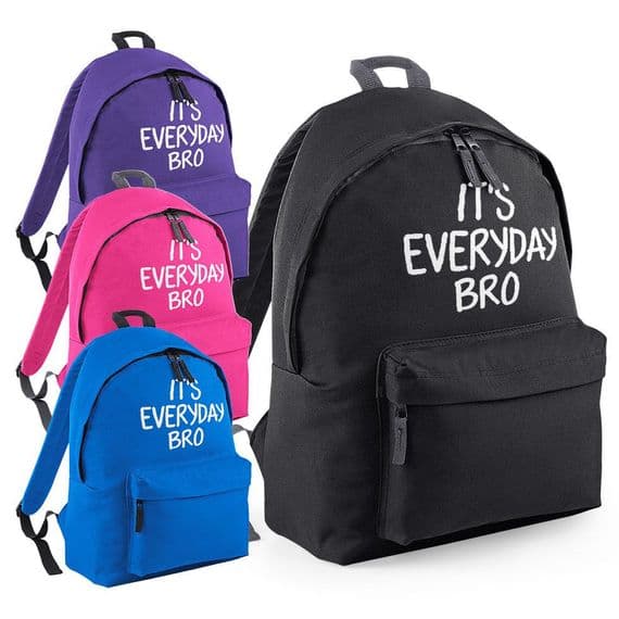 It's Everyday Bro Backpack - Every Day Jake Paul Bag Youtube Team Ten Rucksack