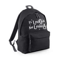 It's Leviosa Not Leviosa Backpack - Harry Wizard Wingardium School Bag Gift