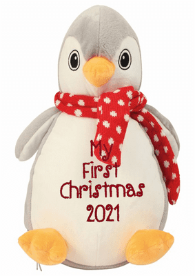My First Christmas Embroidered Teddy