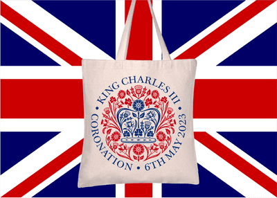 Printed Coronation Tote Bag