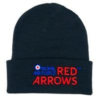 Royal Air Force Red Arrows Logo Embroidered Beanie Hat