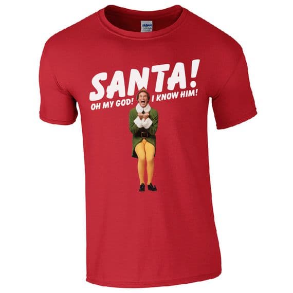 T-shirt Elf Body Gildan &ndash; Maglietta Umoristica Natale, Uomo, 100% Cotone, Multicolore