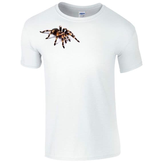 Scary Tarantula T-Shirt - Spooky Spider Joke Halloween 3D Horror Gift Mens Top