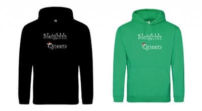 Sleigh Queen Adult Hoodie