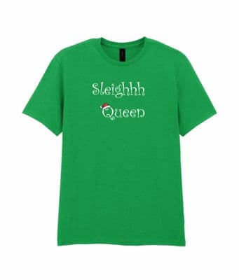 Sleigh Queen Adult T Shirt