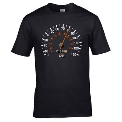Speedometer 1939 Birthday T-Shirt - Funny Feels Age Year Present Mens Gift