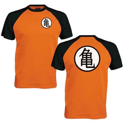 Turtle Chinese Training Symbol Baseball T-Shirt Dragon Anime Inspired Fan Top