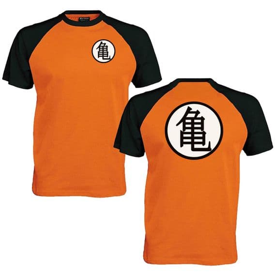 Turtle Chinese Training Symbol Baseball T-Shirt Dragon Anime Inspired Fan Top