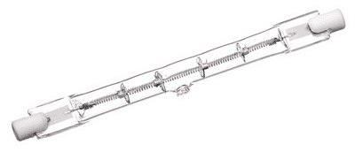 118mm Clear Infrared Catering Heat Lamp R7s Unjacketed