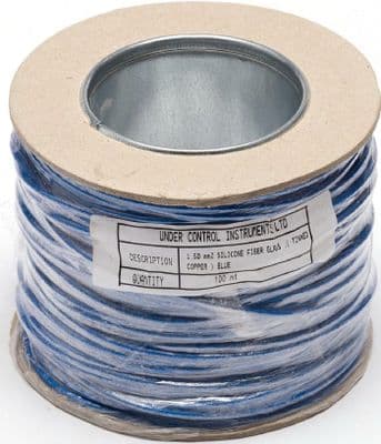 Blue Silicone/Glassfibre 1.5mm2 Cabling SIAF/GL H05SJ-K