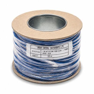 Blue Silicone/Glassfibre 1.5mm2 Cabling SIAF/GL H05SJ-K