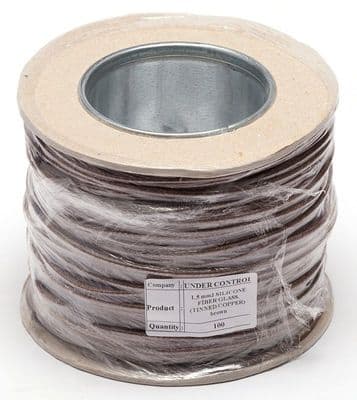 Brown Silicone/Glassfibre 1.5mm2 Cabling SIAF/GL H05SJ-K