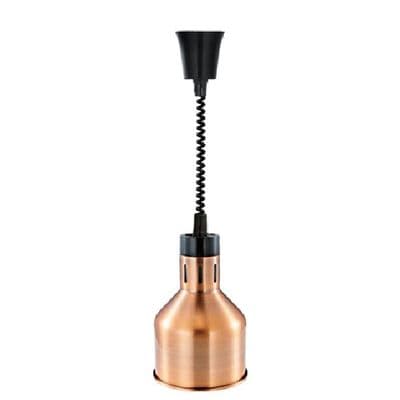 Buffalo Retractable Heat Lamp Shade 175mm Bronze Finish