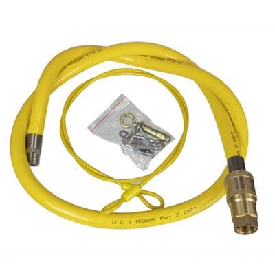 Commercial Catering Gas Hose 3/4″ x 1.5m Long