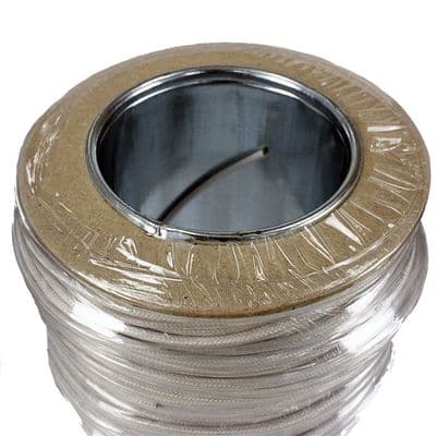 White Silicone/Glassfibre 1.5mm2 Cabling SIAF/GL H05SJ-K