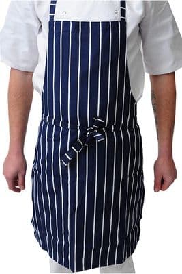 Blue and white stripe  Apron