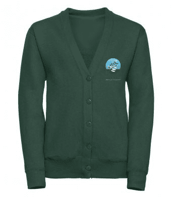 Brackesndale Cardigan with logo