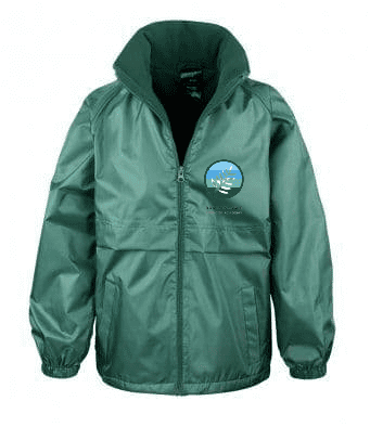 Brackesndale reversible coat with logo