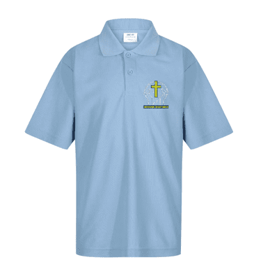 Churchfield Polo Shirt Sky Blue