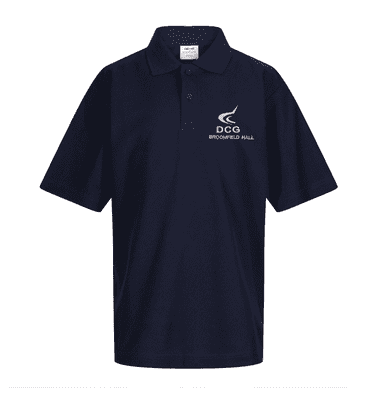 HE Student polo Navy