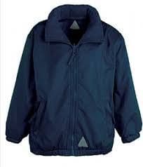 Reversible coat with logo