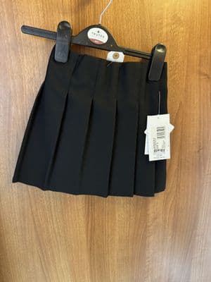 Trutex Girls Pleat Skirt Black