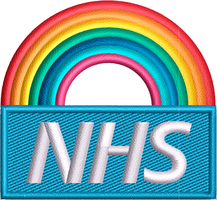 NHS Rainbow Design 2 Unisex Cardigan