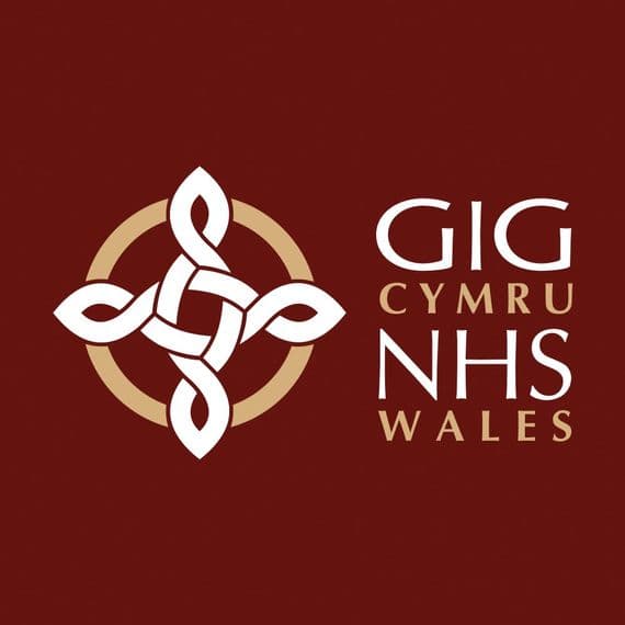 NHS Wales Logo Zipped Hooded Sweatshirt